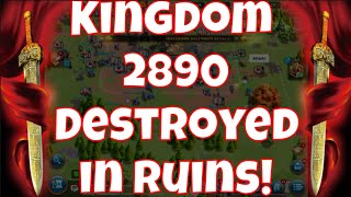 Kingdom 2890 Destroyed in Ruins - Rise of Kingdoms