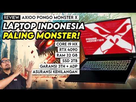 Laptop Indonesia TERKENCANG 2024? REVIEW: Axioo Pongo Monster X