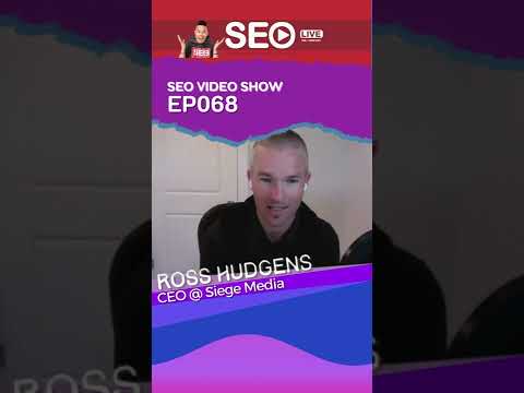 How to get on the first page of Google in 1 min with SEO expert Ross Hudgens #Shorts