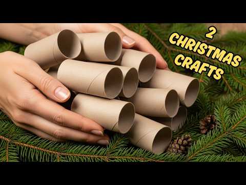 I Made Amazing Christmas Decorations from Toilet Paper Rolls ❄️ Handmade DIY Crafts for Everyone