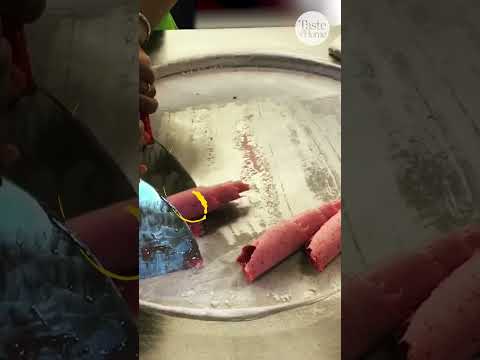 How Ice Cream Rolls Are Made