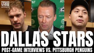 Mikko Rantanen, Jason Robertson, Lian Bichsel & Glen Gulutzan Recap Mikko's Return, Beating Penguins