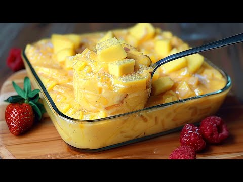 Delicioso Postre de Piña sin horno - Solo 4 Ingredientes 🍍