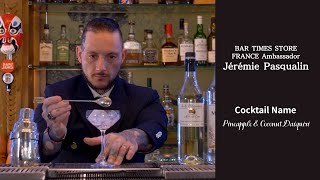 FRANCE Ambassador Jeremie pasqualin / Pineapple & Coconut Daiquiri