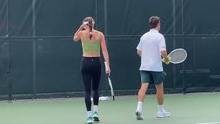 Hottest WTA Beauties: Carson Branstine vs Katie Boulter Practice 053