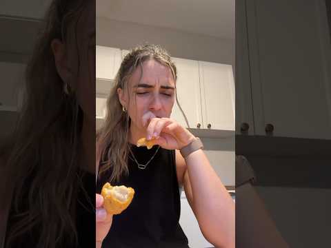 trying new things while living in Brazil 🇧🇷✨ #brazil #gringa #brazilfoods #dinonuggets