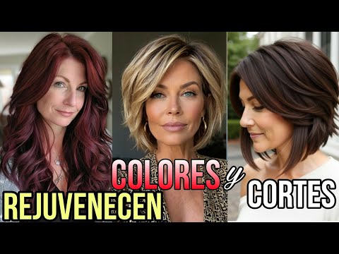 Tendencias COLORES y CORTES de Cabello para REJUVENECER| The Most Rejuvenating hair color trends