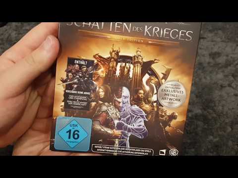 Mittelerde: Schatten des Krieges - Gold Edition ★ german HD Unboxing★ minus Menschen Amazon