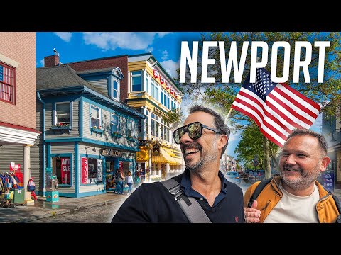 USÁNKA 5.6: NEWPORT: ilyen egy GAZDAG vidéki város AMERIKÁBAN