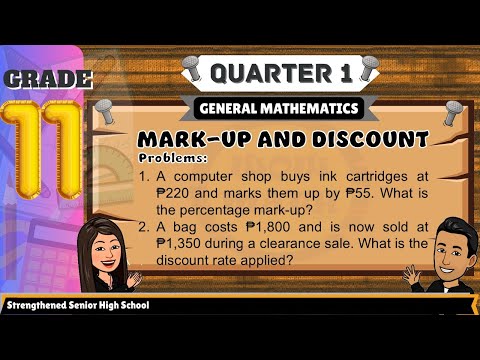 MARK-UP AND DISCOUNT