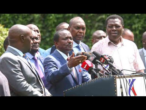 LIVE; KALONZO MUSYOKA AND OTHER LEADERS ADDRESSING THE NATION SHORTLY AFTER ATTENDING BURIAL