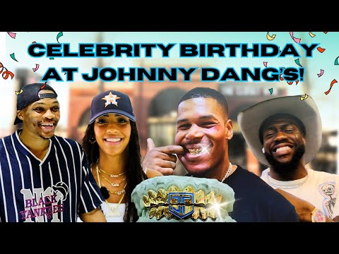 Kevin Hart, Russell Westbrook & Family Surprise Ron 'Boss' Everline at Johnny Dang's!