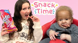 TRYING WEIRD SNACKS WITH MY REBORNS