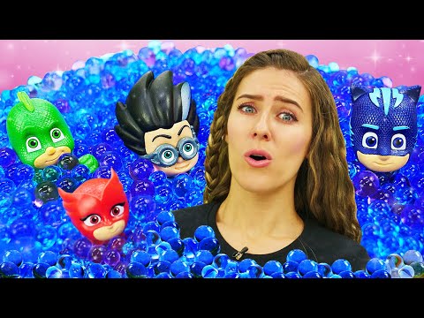 ¡Juegos de Slime con los PJ Masks! Video de juguetes de los Héroes en Pijama