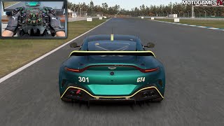 Automobilista 2 - Aston Martin Vantage GT4 Evo at Hockenheimring | Moza DD R9 Gameplay
