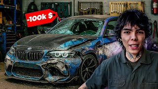 RECONSTRUIMOS Mi CARRO DEPORTIVO CHOCADO