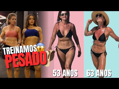 TREINEI COM A MUSA FITNESS DE 63 ANOS MAIS FAMOSA DO BRASIL 😱 Eu Não Esperava Por Isso