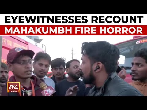 Eyewitnesses Recount Mahakumbh Fire In Prayagraj: Over 150 Tents Destroyed, No Casualties Reported