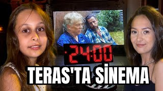 RÜYA SEDALI ÇATIYA SİNEMA SALONU KURDUK  !!