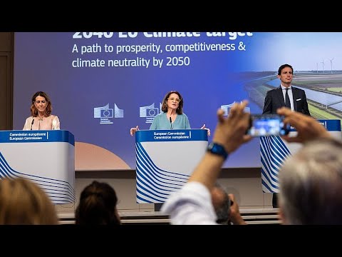 YouTube video thumbnail: EU Open to Carbon Offsets on Path to 2040 Emissions Target