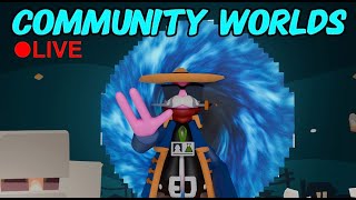Trying your community worlds in Yeeps! 🔴Live