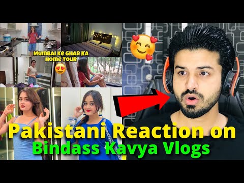 Pakistani Reaction on Mumbai Me Hamare Pyare se Rented ghar ka Home Tour 🥹Bindass Kavya Vlogs