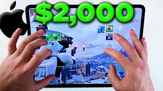 I Bought A $2000 iPad To Play Fortnite Mobile!