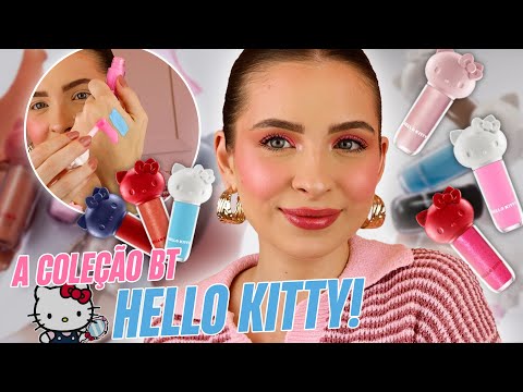 TESTEI A COLEÇÃO INTEIRA DA HELLO KITTY DA BRUNA TAVARES!!! | Fernanda Tumas