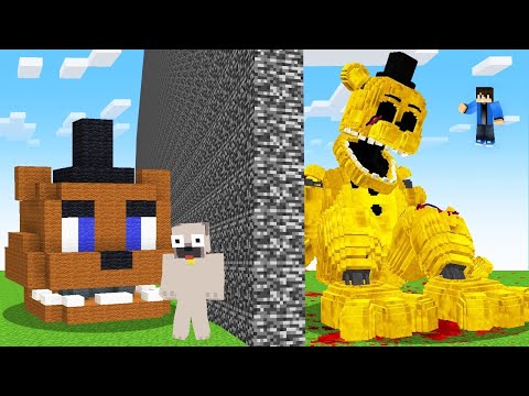 CSALTAM A FNAF ÉPÍTŐ KIHÍVÁSBAN A MINECRAFTBAN!