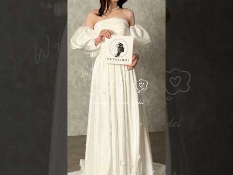 2025年11月の PLACOLE＆DRESSY表紙を飾るのは誰でしょう？👗#プラコレ #dressy花嫁 #韓国ドレス #wedding