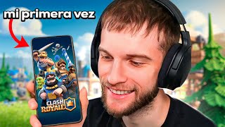 Juego por PRIMERA VEZ al CLASH ROYALE y CONSIGO 3300🏆