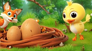 चिड़िया का मिट्टी का अंडा - Bird's Mud Egg Story in Hindi | 3D Animated Hindi Moral Stories 2025
