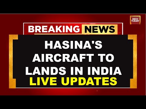 Bangladesh Live Updates: Sheikh Hasina's Aircraft Lands In Delhi | 5ive Live With Shiv Aroor