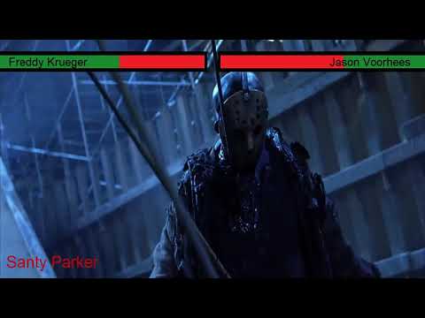 Freddy Vs Jason Part 1 With Healthbars | Freddy Vs Jason (2003)
