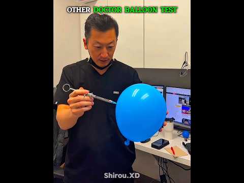 Other doctor balloon test vs The last one! ☠️