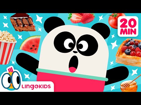 FOOD SONGS FOR KIDS 🥑🍓 Sing about TASTY Fruits and Veggies 🎶 Lingokids