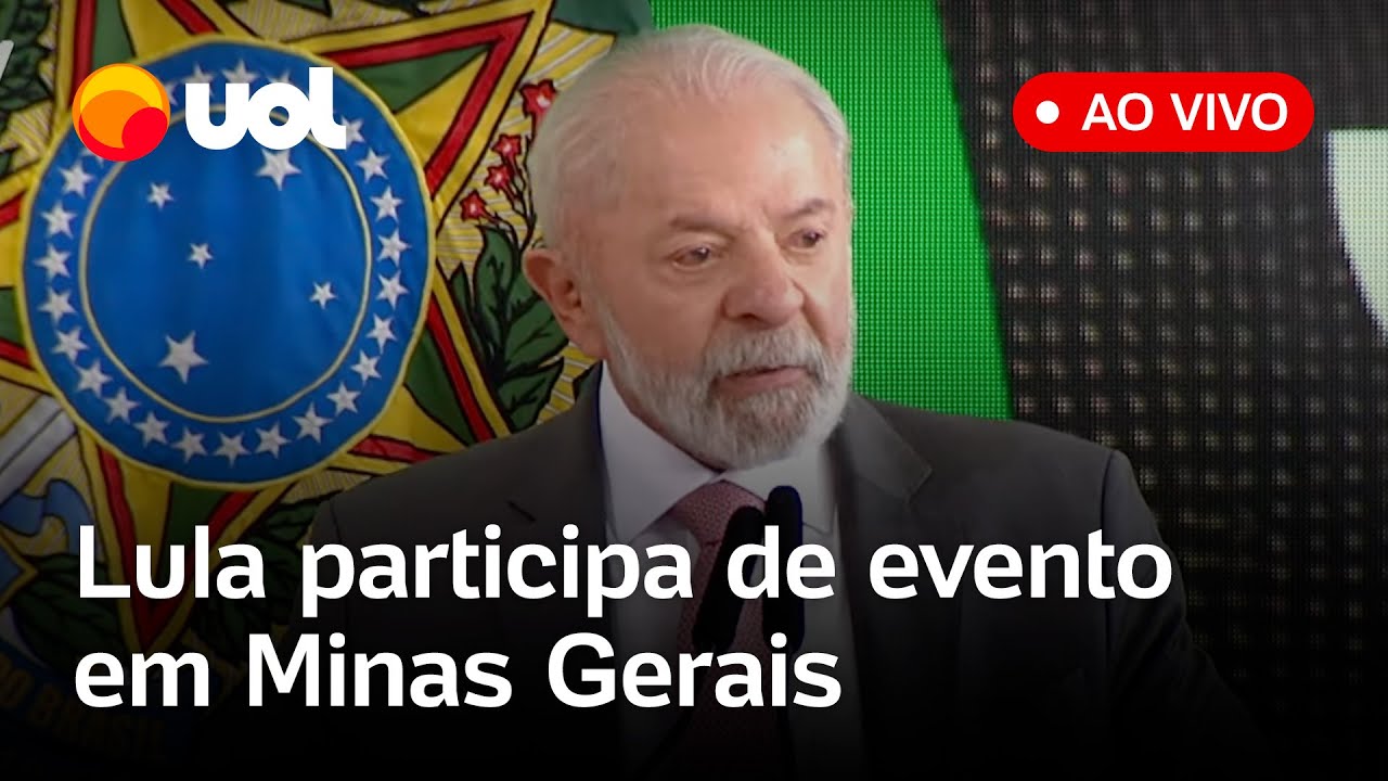 Lula fala ao vivo em Minas Gerais presidente participa de evento sobre gratuidade no botijão de gás