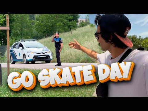 👮🏻la POLI 👮‍♀️ no respeta el GO SKATE DAY !!