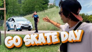 👮🏻la POLI 👮‍♀️ no respeta el GO SKATE DAY !!