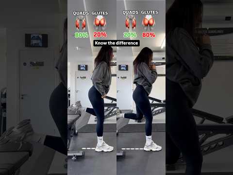 Know the difference ✅ #splitsquats #quads #glutes #workoutips #fitnesstips #gymtips #gymhacks #fit
