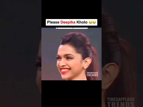please Deepika kholo 😂😂 #srk