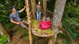 We Built a Life-Sized Eagle’s Nest Tree Fort in the Woods