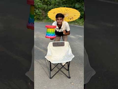 Wind Tour Portable Folding Stool And Camping Chair with Umbrella ๐ฅ