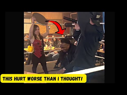 I Went To A Professional Wrestling Event And Volunteered To Get Hit In The * HEAD * With A Pan!