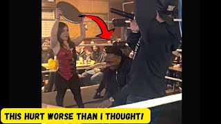 I Went To A Professional Wrestling Event And Volunteered To Get Hit In The * HEAD * With A Pan!