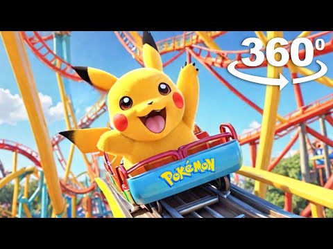 Experience Pikachu's Thrilling 360 VR Roller Coaster Ride