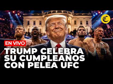 🔴 TRUMP CELEBRA SUS 80 AÑOS CON EVENTO UFC EN LA CASA BLANCA | EN VIVO  | El Comercio