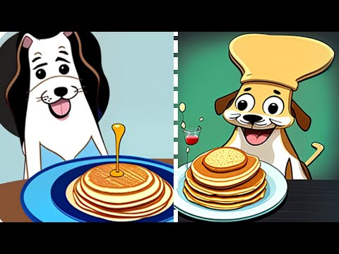 Woffo learns how to  make pancakes | Bedtime Story For Kids