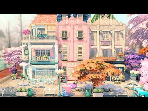 Charming Street 🌸| The Sims 4 - Speed Build (NO CC)