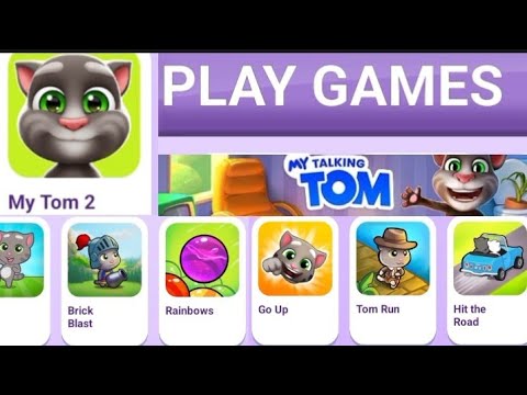 My talking tom and my talking tom 2 live gameplay